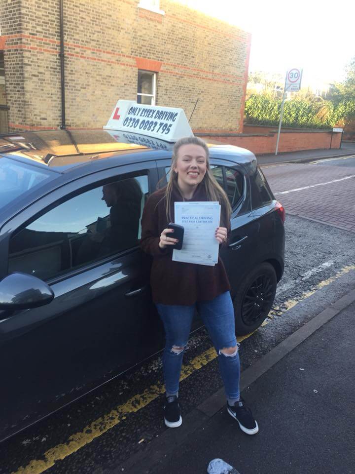 Anya Passes Driving Test First Time At Brentwood Test Centre Only Essex Driving School 